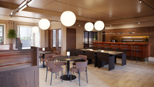Club space and bar