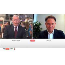 Toby Courtauld interview with Ian King on Sky News