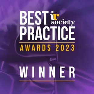 The Investor Relations Society Best Practice Awards 2023
