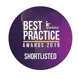 IR Society Best Practice Awards 2019 (Shortlisted)